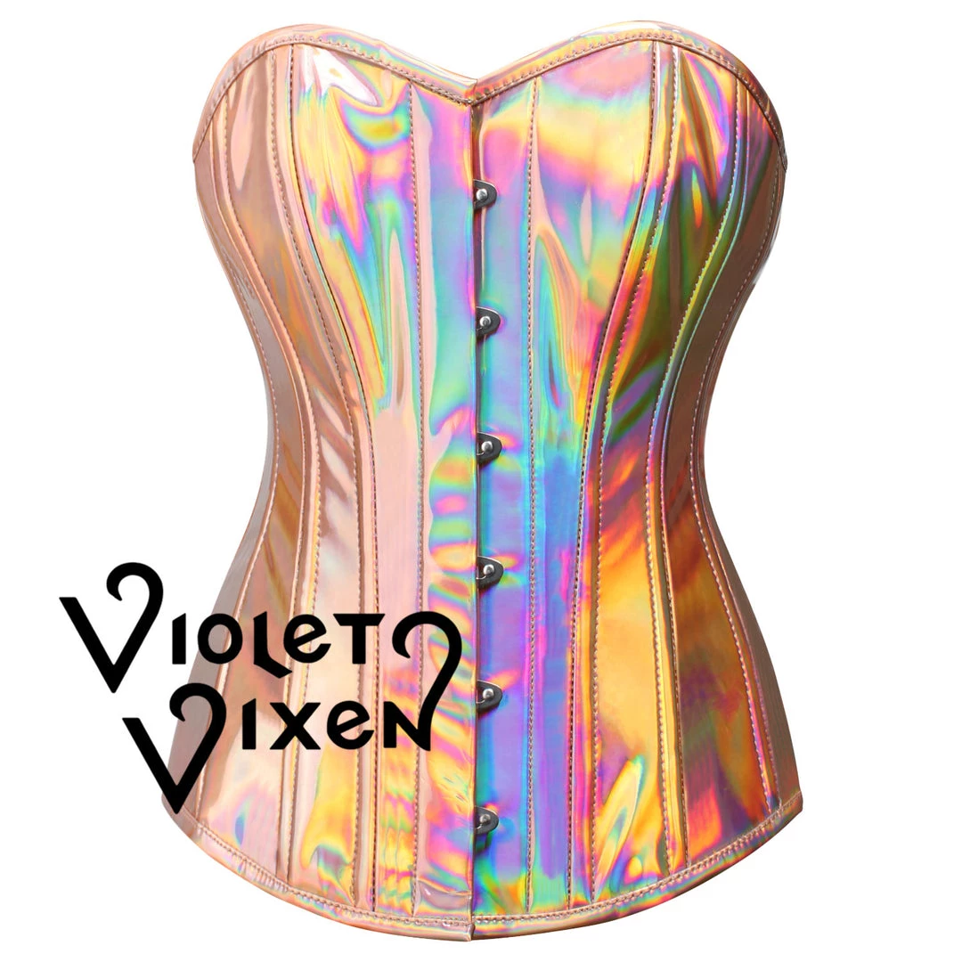 Corset Deal Goldie Holo Overbust Corset 3 Corset Deal Goldie Holo Overbust Corset