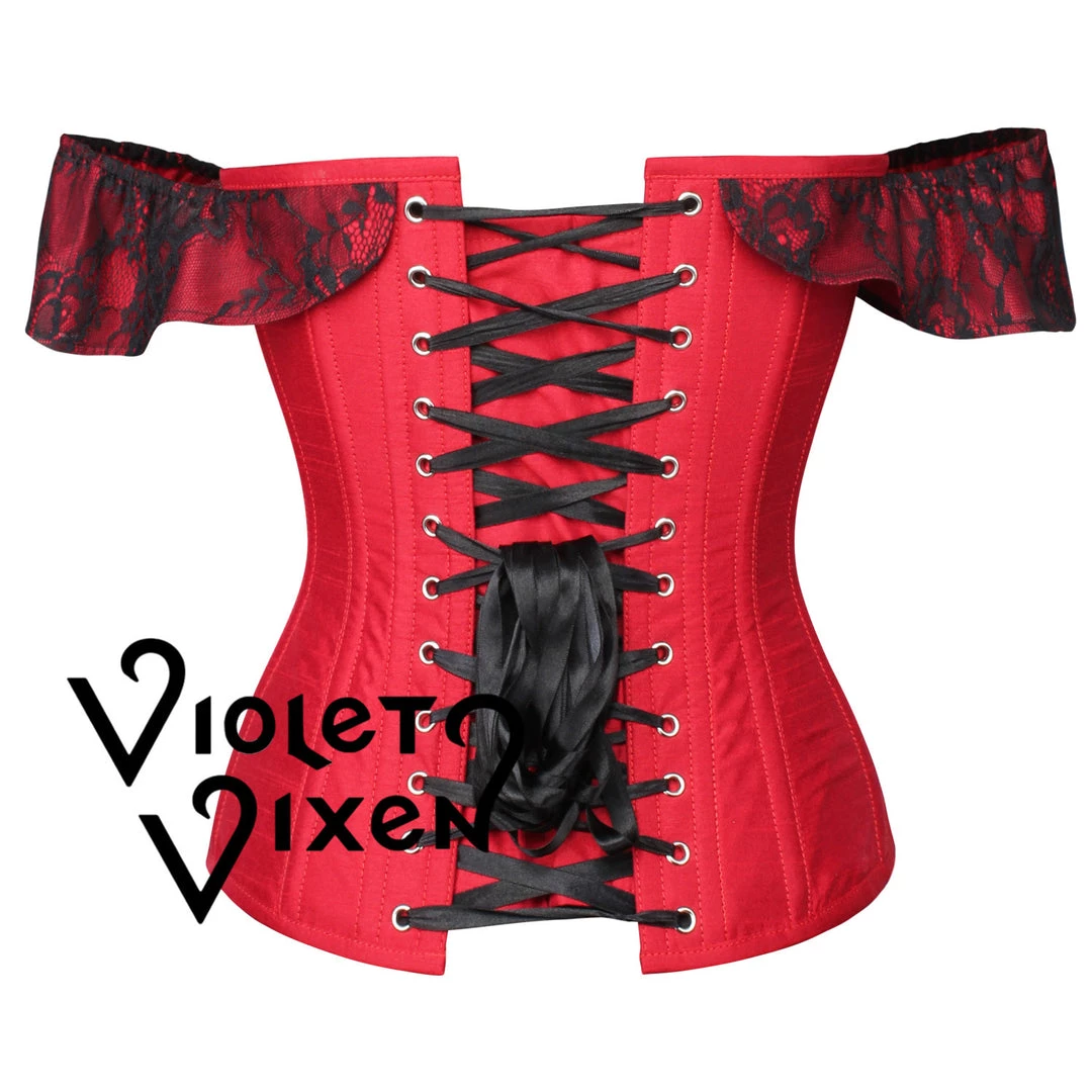 Corset Deal Seductive Valentina Overbust Corset - Red 5 Corset Deal Seductive Valentina Overbust Corset - Red