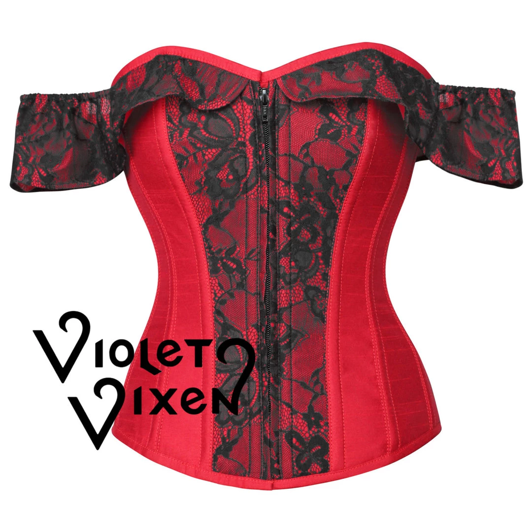 Corset Deal Seductive Valentina Overbust Corset - Red 3 Corset Deal Seductive Valentina Overbust Corset - Red