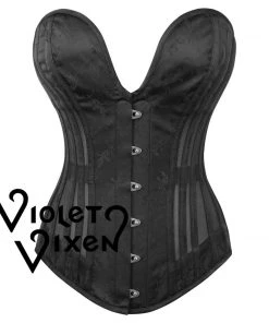 Corset Deal Brocade & Meshed Vixen Overbust Corset