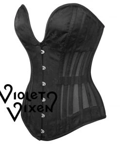 Corset Deal Brocade & Meshed Vixen Overbust Corset