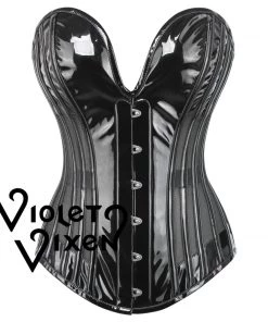 Corset Deal Corsets Patent & Meshed Vixen Overbust Corset