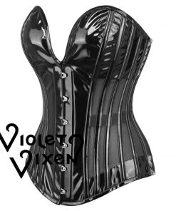 Corset Deal Corsets Patent & Meshed Vixen Overbust Corset