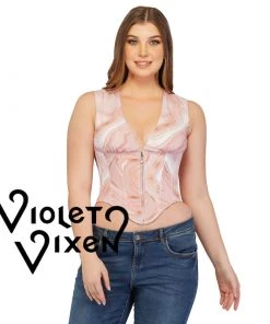 Corset Deal Pink Geode Corset Top