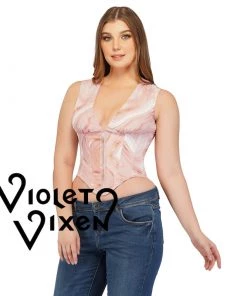 Corset Deal Pink Geode Corset Top