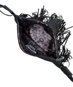 Kreepsville 666 Goth Bat Fringe Shoulder Bag
