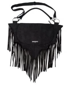 Kreepsville 666 Goth Bat Fringe Shoulder Bag