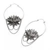 Body Vibe Jewelry Accessories Chained Lotus Plug-Friendly Hoops 1 Body Vibe Jewelry Accessories Chained Lotus Plug-Friendly Hoops