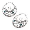 Body Vibe Jewelry Accessories Opalite Octopus Plug-Friendly Hoops