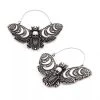 Body Vibe Jewelry Dead Moth Plug-Friendly Hoops Accessories