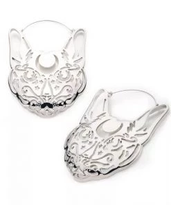 Body Vibe Jewelry Mystical Sphynx Plug-Friendly Hoops