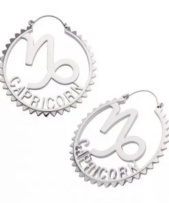 Body Vibe Jewelry Accessories Capricorn Plug-Friendly Hoops