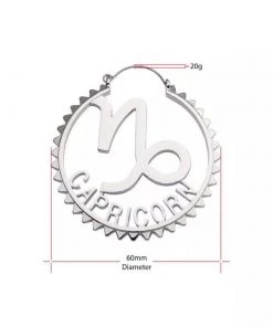 Body Vibe Jewelry Accessories Capricorn Plug-Friendly Hoops