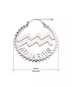 Body Vibe Jewelry Aquarius Plug-Friendly Hoops