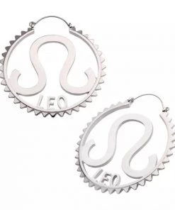 Body Vibe Jewelry Leo Plug-Friendly Hoops Accessories