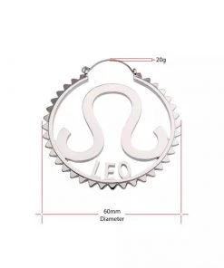 Body Vibe Jewelry Leo Plug-Friendly Hoops Accessories