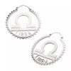 Body Vibe Jewelry Libra Plug-Friendly Hoops Accessories