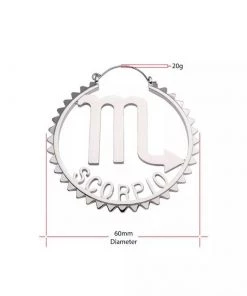 Body Vibe Jewelry Scorpio Plug-Friendly Hoops