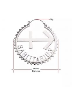 Body Vibe Jewelry Sagittarius Plug-Friendly Hoops Accessories