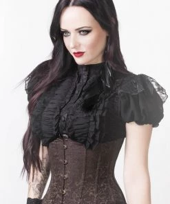 Corset Deal Corsets Chocolate Brocade Underbust Corset