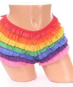 Sample Size L - Rainbow Pride Ruffle Panty Gay Pride