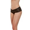 DREAMGIRL INTERNATIONAL Lace Hipster Panty - Black Lingerie