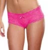 DREAMGIRL INTERNATIONAL Lingerie Lace Hipster Panty - Pink