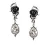 ALCHEMY Drops Of Pewter Rose Earrings Accessories