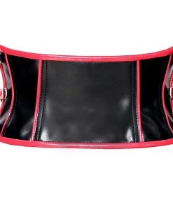 Sample Corsets Black And Red Dom Waist Cincher - Size XL