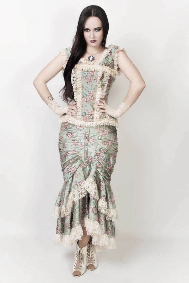 Corset Deal Victorian Mermaid Skirt 3 Corset Deal Victorian Mermaid Skirt