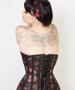 Corset Deal Corsets Coming Up Roses Mesh Underbust Corset
