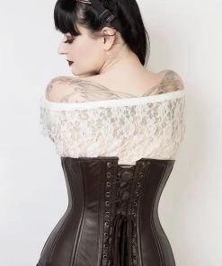 Corset Deal Chocolate Leather Underbust Corset