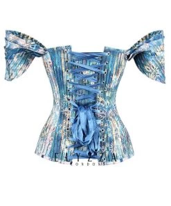 Corset Deal Corsets Draping Floral Overbust Corset