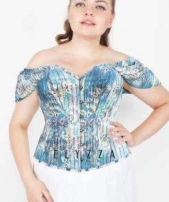 Corset Deal Corsets Draping Floral Overbust Corset