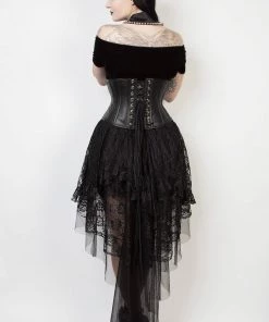 Corset Deal Hi-Low Dreams Skirt - Black Victorian Corsets