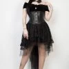 Corset Deal Hi-Low Dreams Skirt - Black Victorian Corsets