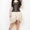 Corset Deal Hi-Low Dreams Skirt - Cream Victorian Corsets