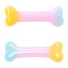 Kreepsville 666 Gay Pride Mini Bone Hair Clip - Yellow/Pink/Blue Ombre