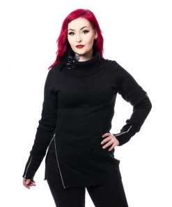 Sample Size Medium - Saffron Side Zipped Sweater