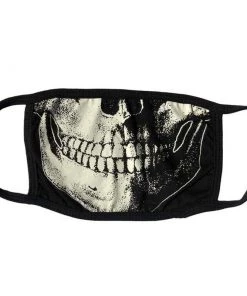 Kreepsville 666 Death Skull Face Mask - White