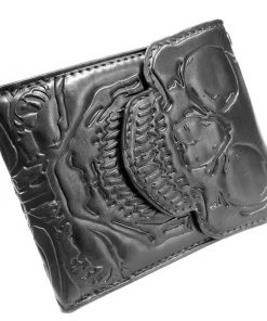 Kreepsville 666 Skull Ribcage Bi Fold Wallet