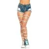 LEG AVENUE Gay Pride Silver Sinister Leg Wraps