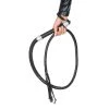 LEG AVENUE Gay Pride Rhinestone Handle Vegan Leather Whip