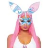 LEG AVENUE Festival Holographic Bunny Ear Mask