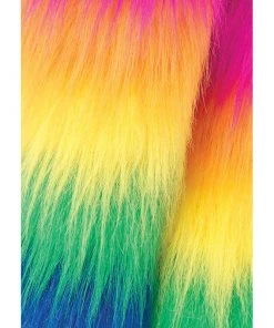 LEG AVENUE Rainbow Pride Furry Leg Warmers Gay Pride