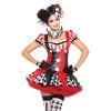 LEG AVENUE Harlequin Clown Costume