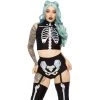 LEG AVENUE Holo Skeleton Costume