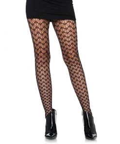 LEG AVENUE Lingerie Sacred Geo Fishnet Stockings