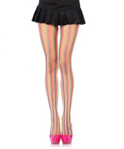 LEG AVENUE Rainbow Pride Fishnets Gay Pride