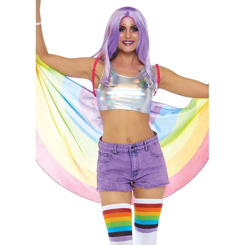 LEG AVENUE Gay Pride Rainbow Mini Wings 3 LEG AVENUE Gay Pride Rainbow Mini Wings